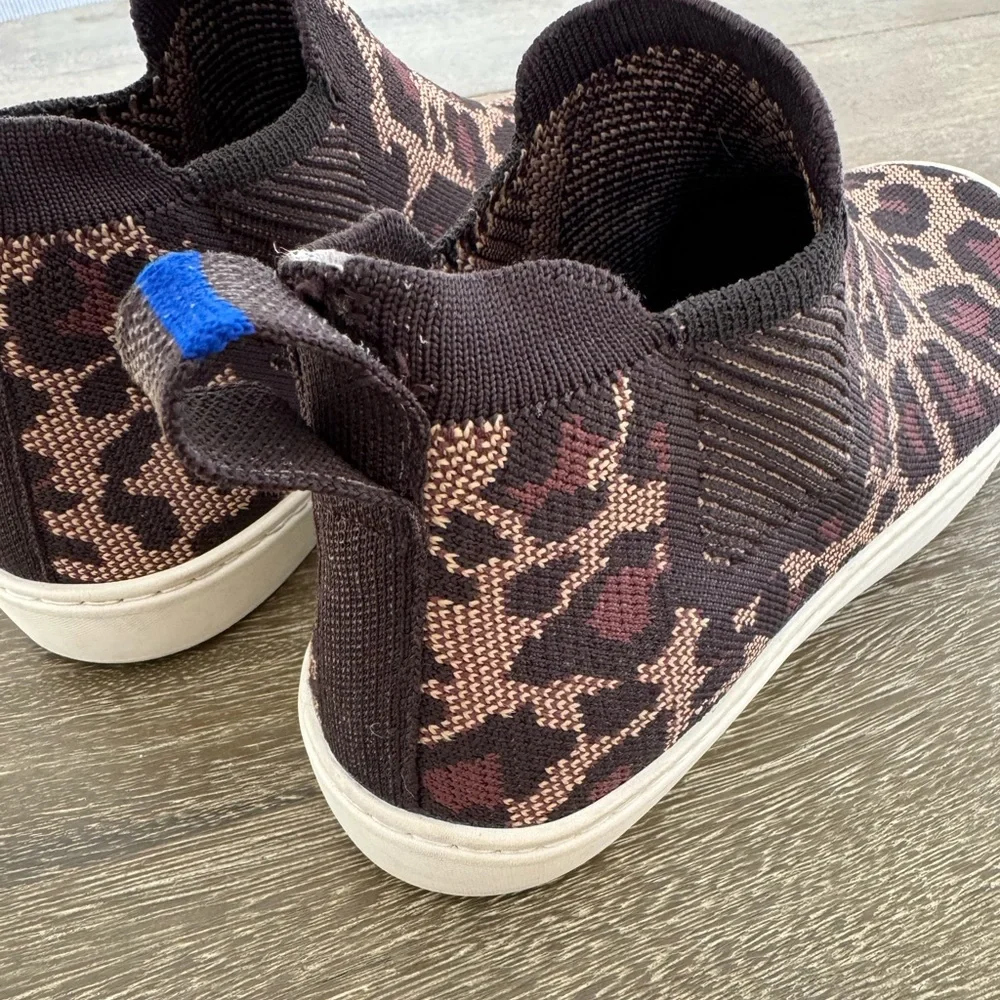 Rothy's The Chelsea High Top Slip On Sneaker Boot in Wildcat - Picture 7 of 14